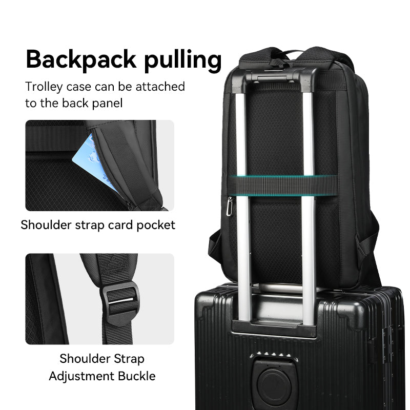 Business Laptop Backpack – Waterproof Travel Bag 17.3”