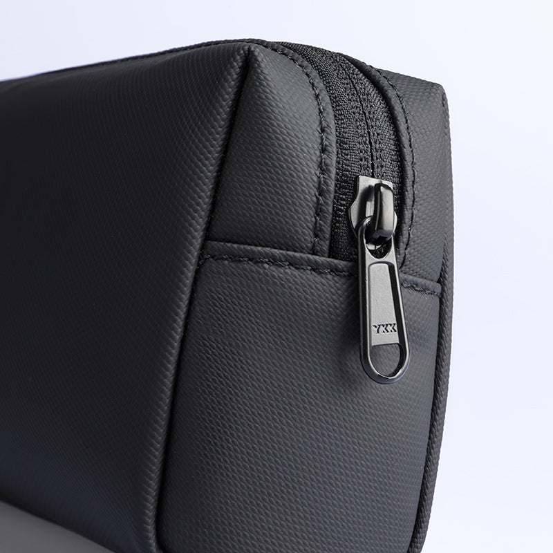 Men’s Black Toiletry Bag – Waterproof Travel Pouch